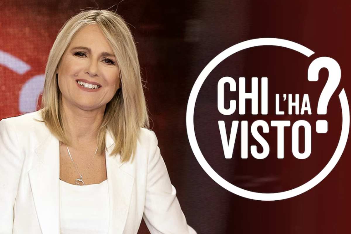 Federica Sciarelli conduce Chi l'ha visto_