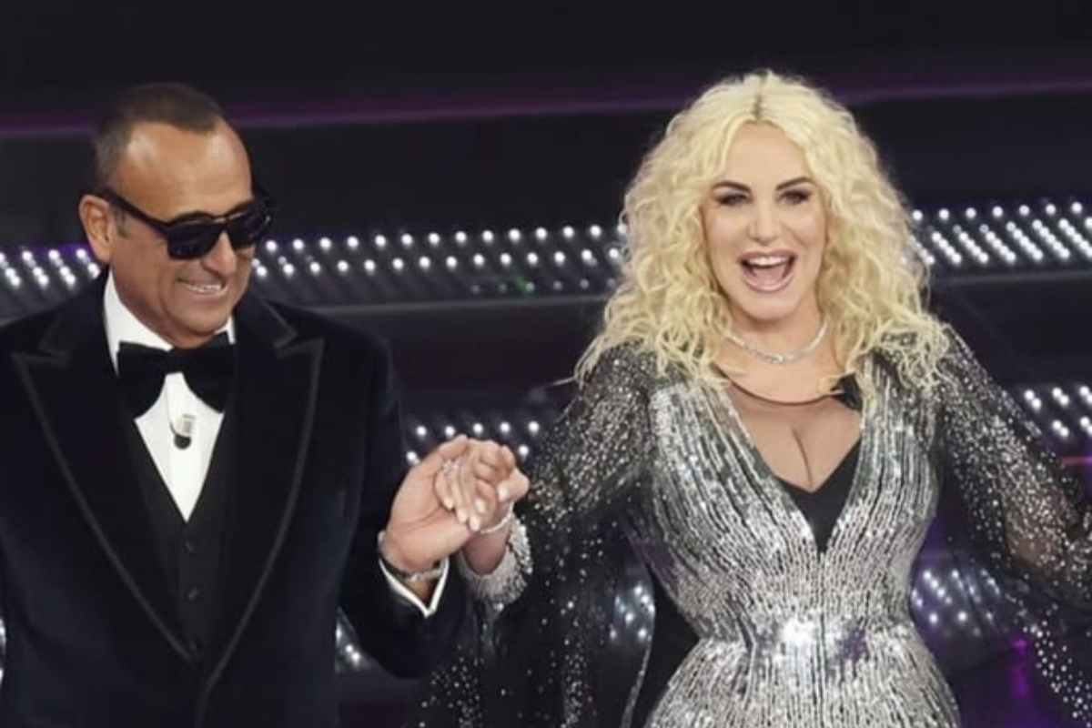 Share mostruoso Sanremo 2025 commento Carlo Conti