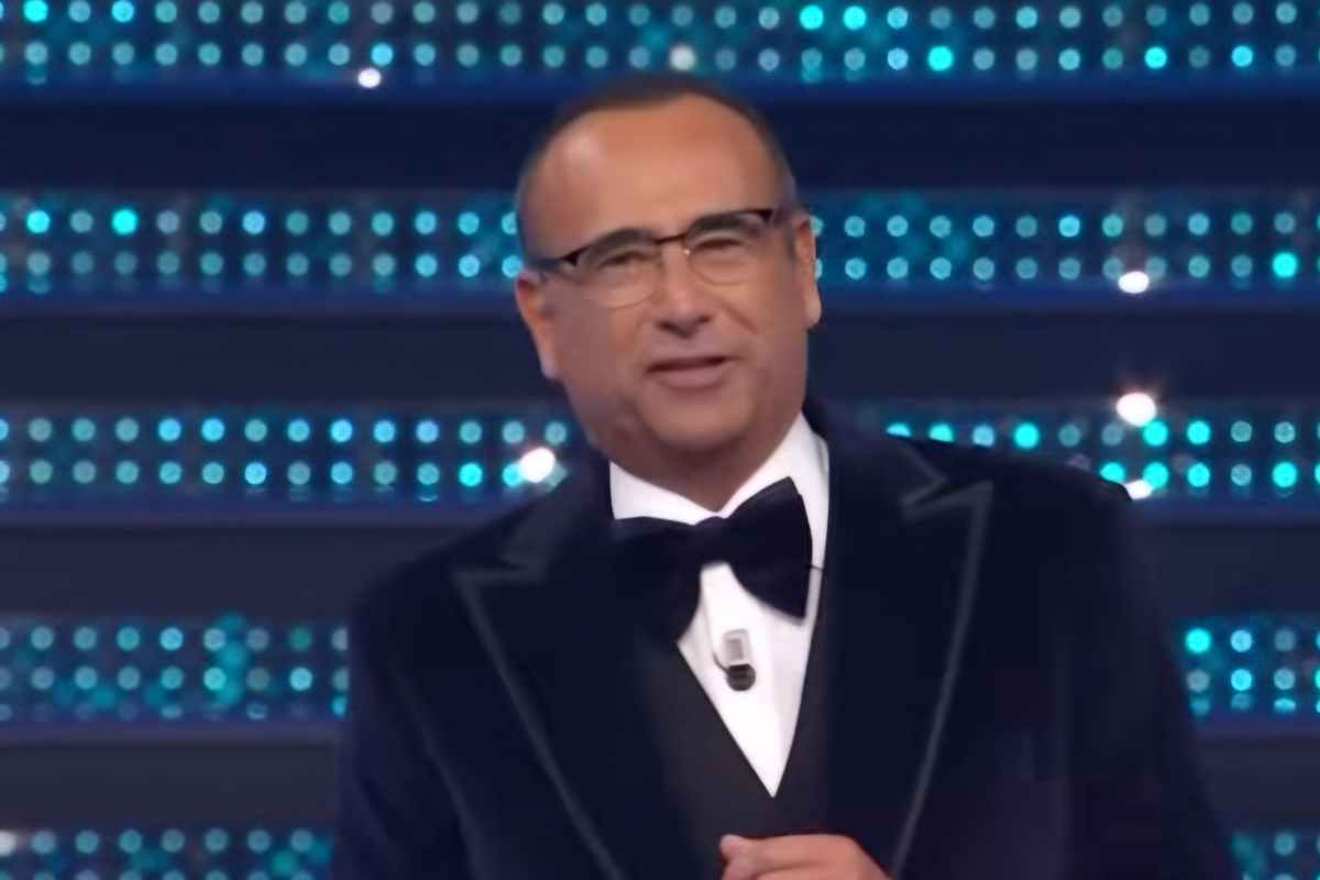 Share mostruoso Sanremo 2025 commento Carlo Conti