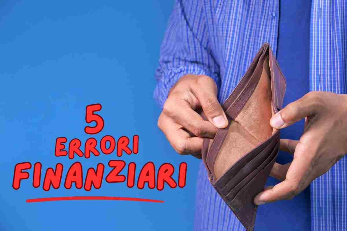 errori finanziari 